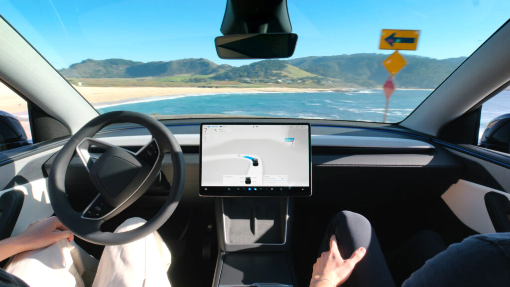 Former Uber Self-Driving Chief Crashes Tesla On FSD Into A Concrete Wall