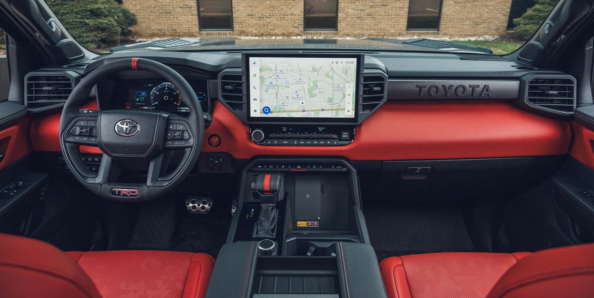 View Interior Photos of the 2026 Toyota Tundra TRD Pro CrewMax