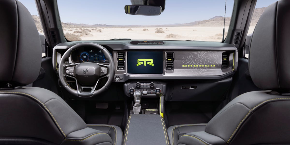 Ford Finally Reveals the 2027 Bronco RTR's Eye-Catching Interior