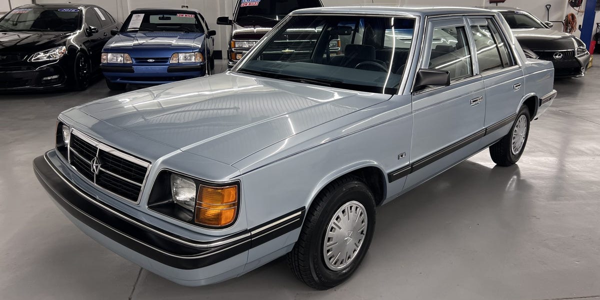 1989 Dodge Aries, Chrysler's Boxy Savior, Is for Sale on Bring a Trailer