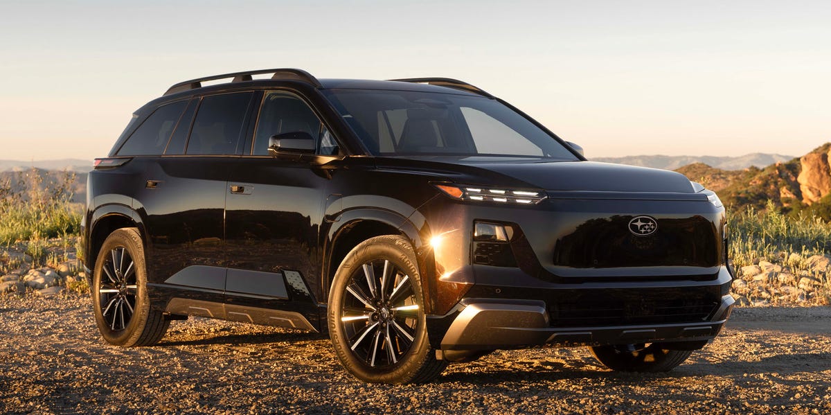 Subaru's New Electric 3-Row Getaway Is a Family SUV for the Brand Faithful