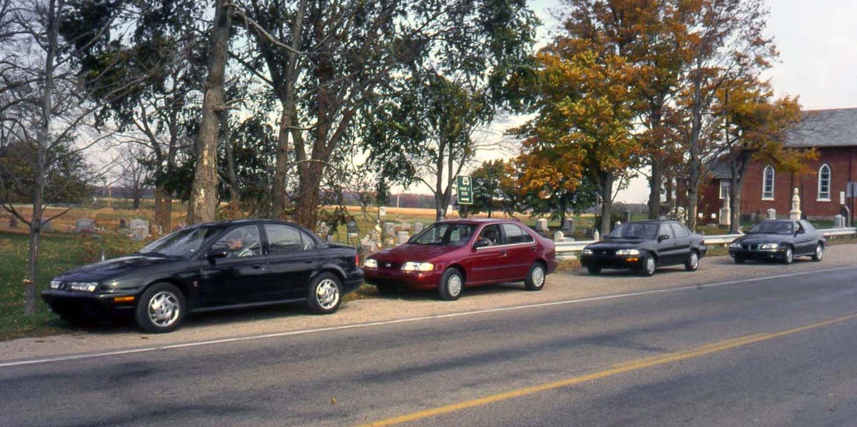 View Photos of the 1996 Small Sedan Comparison Test
