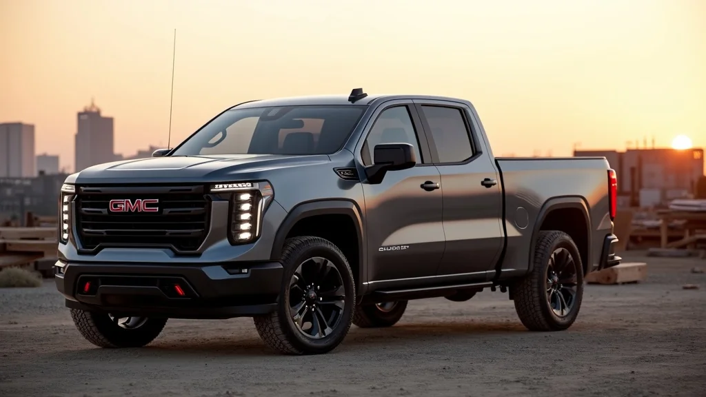 GMC Sierra EV Denali 續航預估達 740 公里，多功能設計引領電動皮卡市場