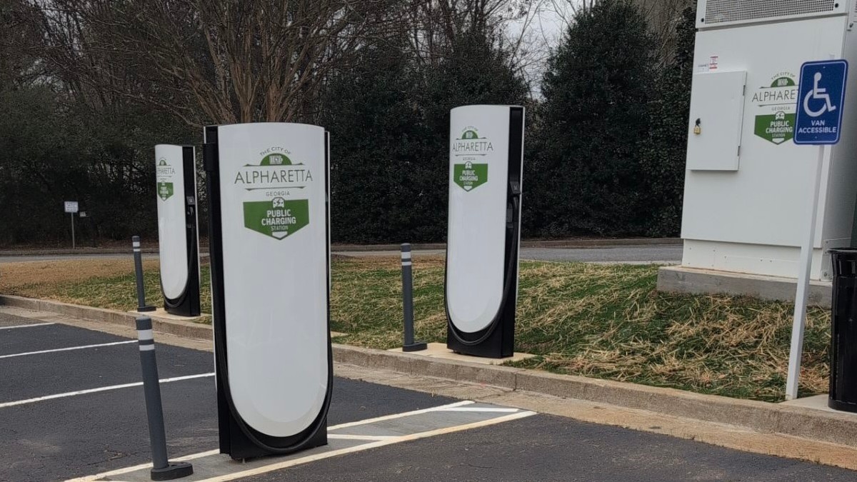 This Georgia city may have opened the first city‑branded Tesla Supercharger