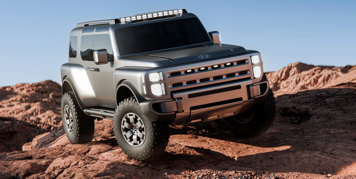 The Hyundai Boulder Is a Body-On-Frame Off-Road Concept