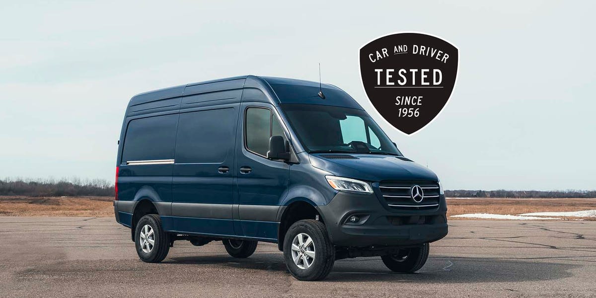 Test Hub: Mercedes's Towering Sprinter Van Tackles Our RTI Ramp